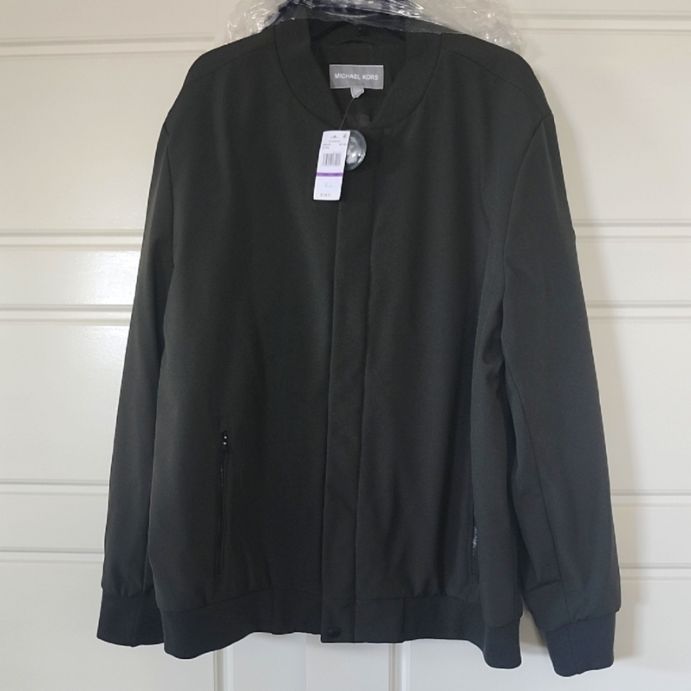 Michael Kors Black Bomber Jacket